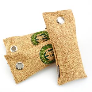 Muc Nádúrtha Bambú Gualach I Málaí Burlap