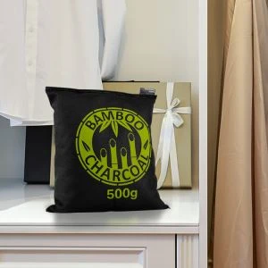 Baile 500g Gualach bambú gníomhachtaithe Deodorizer Nádúrtha