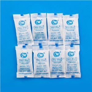 Pacáistí Beaga Desiccant Glóthach Shilice Grád Bia le Forlíonadh